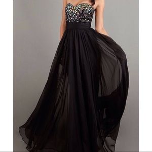 NOX Long Formal Corset Dress